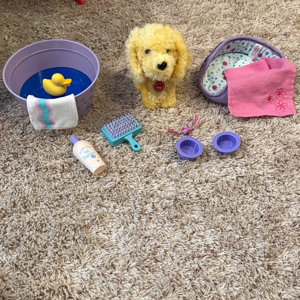 American Girl “Honey” the dog set